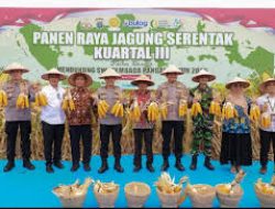 Polres Prabumulih Gelar Panen Raya Jagung Kuartal III,