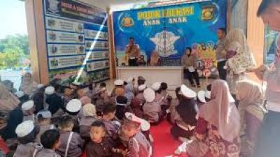 Satlantas Polres Prabumulih Kenalkan Tertib Lalu Lintas Sejak